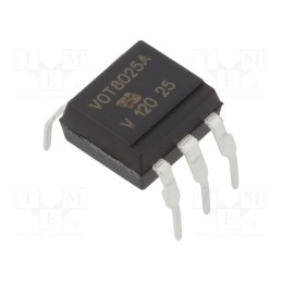 10 pcs : VOT8025AG - Optotriac, 5.3kV, triac,zero voltage crossing driver, Ch: 1
