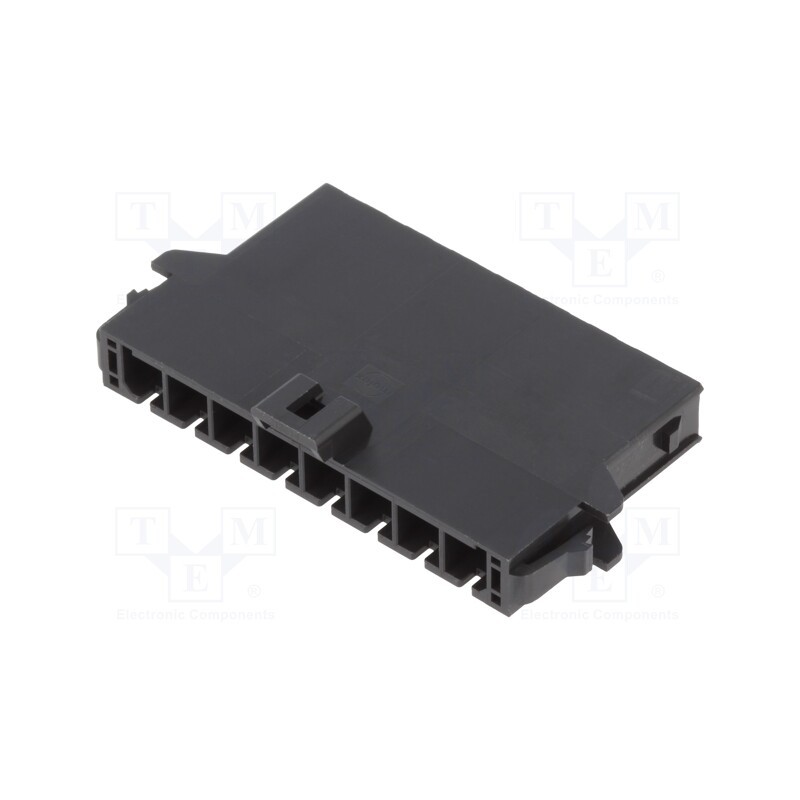 10 pcs : 2138141108 - Plug, wire-wire, male, Mega-Fit, 5.7mm, PIN: 8, UL94V-0, Layout: 1x8