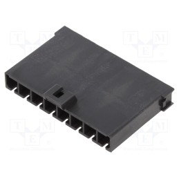 10 pcs : 2138150108 - Plug, wire-wire, male, Mega-Fit, 5.7mm, PIN: 8, UL94V-0, Layout: 1x8