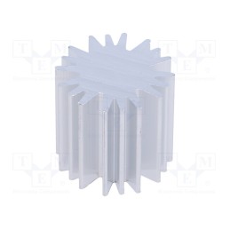 10 pcs : SK58520AL - Heatsink, LED, Ø: 20mm, H: 20mm