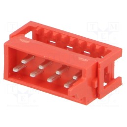 10 pcs : 215083-8 - Micro-MaTch, plug, male, PIN: 8, IDC, for ribbon cable, Layout: 2x4