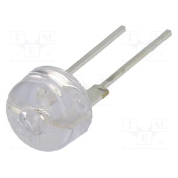 10 pcs : OSG5XAAC11U - LED, 10mm, green, 150000÷200000mcd, 12°, Front: convex, 2.8÷3.6V
