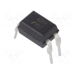10 pcs : FOD852 - Optocoupler, THT, Ch: 1, OUT: Darlington, 5kV, DIP4