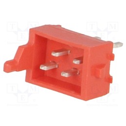 10 pcs : 215464-4 - Micro-MaTch, socket, male, PIN: 4, THT, on PCBs, 1.5A, Layout: 2x2