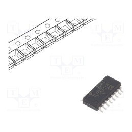 10 pcs : TLP293-4(V4GBTPE(T - Optocoupler, SMD, Ch: 4, Uinsul: 3.75kV, Uce: 80V, SO16, 50mA