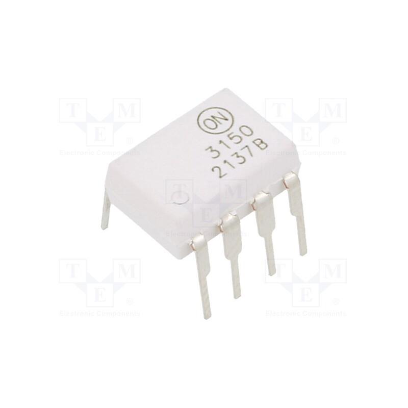 10 pcs : FOD3150 - Optocoupler, THT, Ch: 1, OUT: transistor, Uinsul: 5kV, DIP8, 50kV/μs