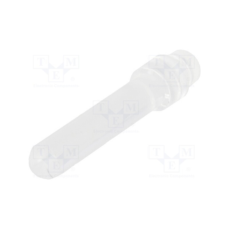 10 pcs : 1265.2003 - Fiber for LED, round, Ø2.8mm, Front: flat, straight, polycarbonate