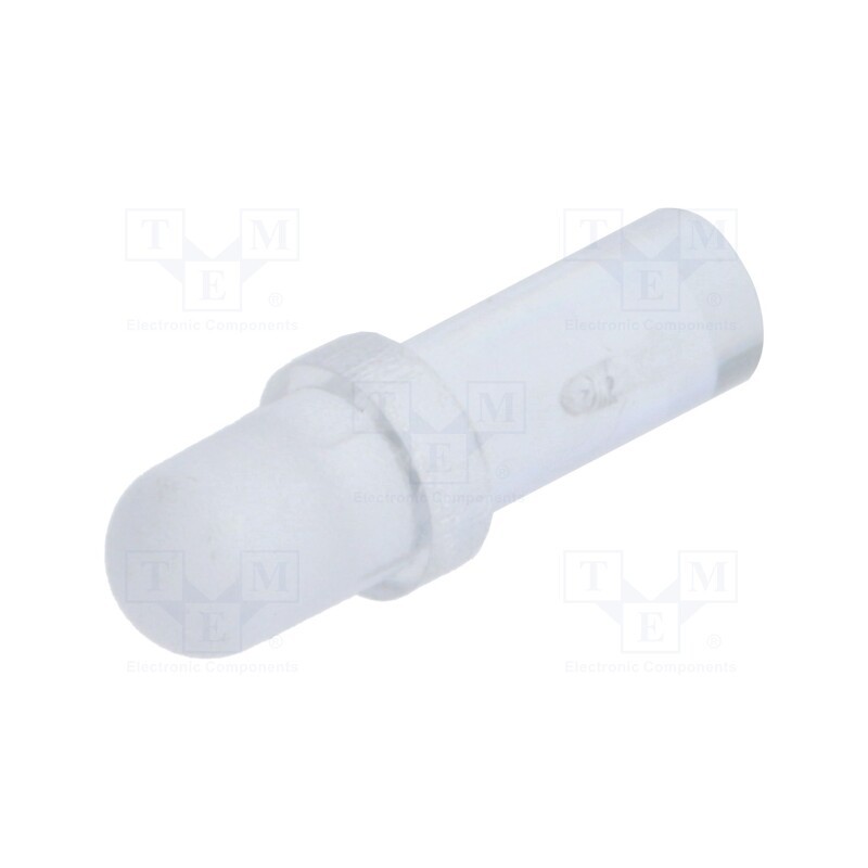 20 pcs : PLP1-7MM - Fiber for LED, round, Ø3mm, Front: convex, straight