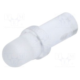 20 pcs : PLP1-6MM - Fiber for LED, round, Ø3mm, Front: convex, straight