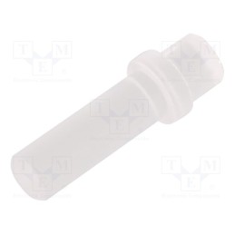 20 pcs : PLP1-375-F - Fiber for LED, round, Ø3mm, Front: flat, straight, with flange