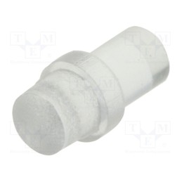 20 pcs : PLP1-188-F - Fiber for LED, round, Ø3mm, Front: flat, straight, with flange