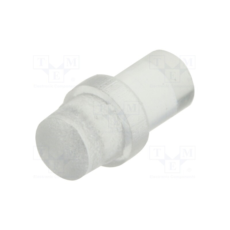 20 pcs : PLP1-188-F - Fiber for LED, round, Ø3mm, Front: flat, straight, with flange