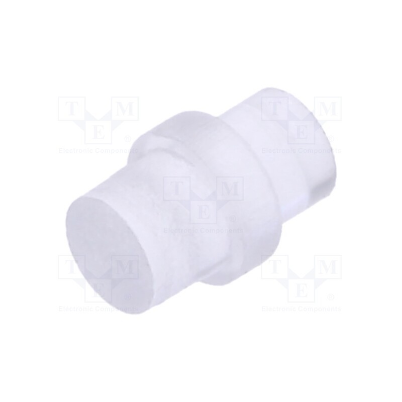 20 pcs : PLP1-125-F - Fiber for LED, round, Ø3mm, Front: flat, straight, with flange