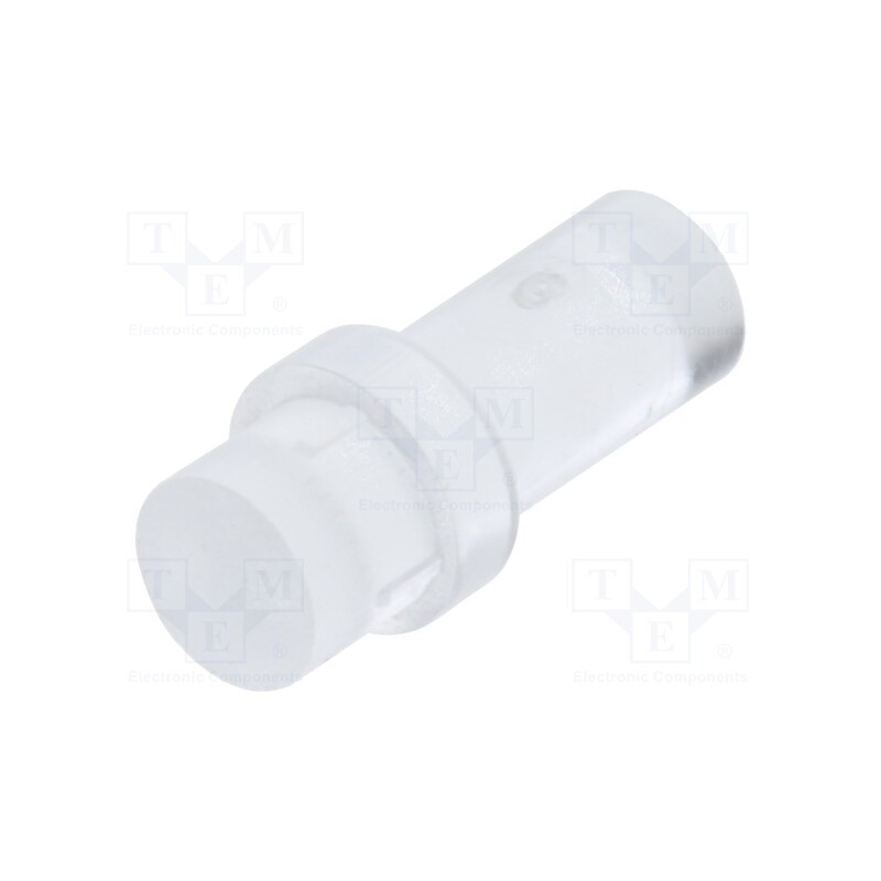 20 pcs : PLP1-250-F - Fiber for LED, round, Ø3mm, Front: flat, straight, with flange
