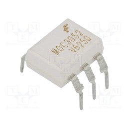 10 pcs : MOC3052TVM - Optotriac, 4.17kV, triac, DIP6, Ch: 1, MOC3052M, 1kV/μs