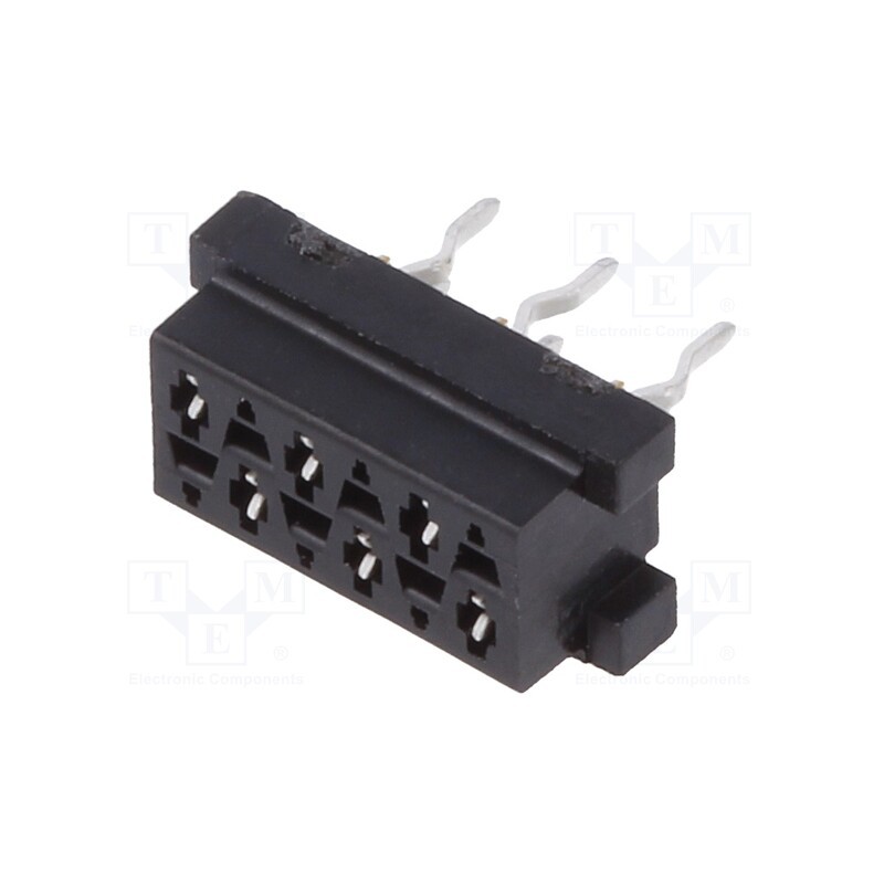 20 pcs : 2178710-6 - Micro-MaTch, socket, female, PIN: 6, THT, on PCBs, Layout: 2x3