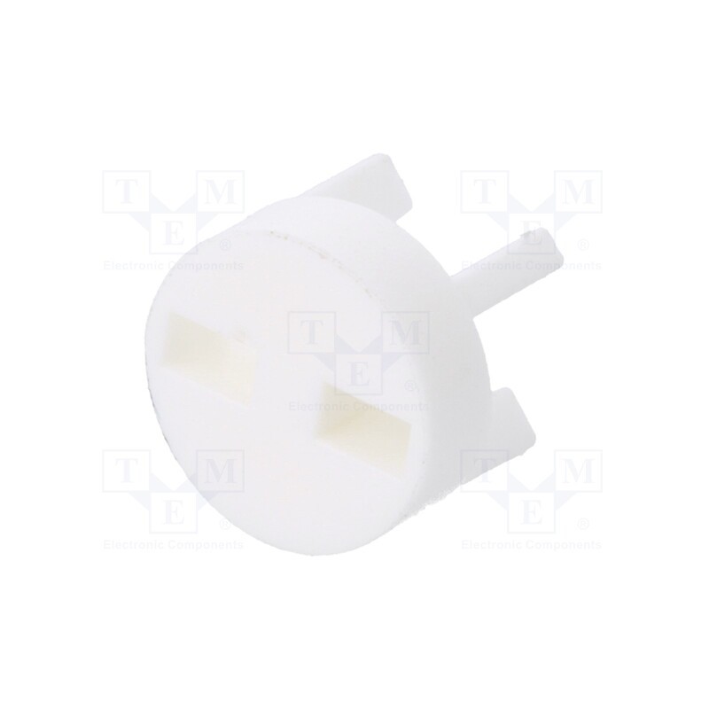 50 pcs : 8GE04V80588 - Spacer sleeve, LED, Øout: 6mm, ØLED: 5mm, L: 4.8mm, natural, UL94V-0