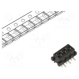 10 pcs : 2178711-6 - Micro-MaTch, socket, female, PIN: 6, SMT, on PCBs, Layout: 2x3