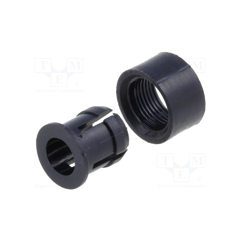 50 pcs : RTC-32 HÜLSE&RING - LED holder, 3mm, two-piece