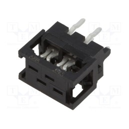 20 pcs : 2178713-4 - Micro-MaTch, adapter, PIN: 4, IDC,THT, on PCBs,for ribbon cable