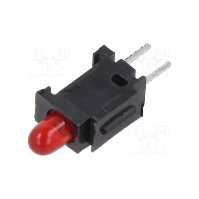 10 pcs : 1296.4004 - Fiber for LED, round, Ø2mm, No.of mod: 4, Front: convex
