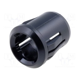 20 pcs : RTF-1090 - LED holder, 10mm, plastic, convex
