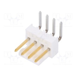 10 pcs : 22/12/2044 - Socket, wire-board, male, KK 254, 2.54mm, PIN: 4, THT, 4A, Layout: 1x4