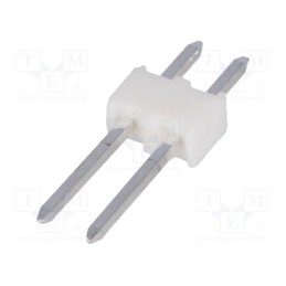 20 pcs : 22032021 - Pin header, pin strips, KK 254, male, PIN: 2, straight, 2.54mm, THT