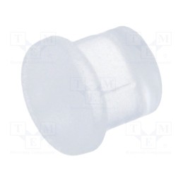10 pcs : PLP5-2-125 - Fiber for LED, round, Ø5mm, Front: convex, straight