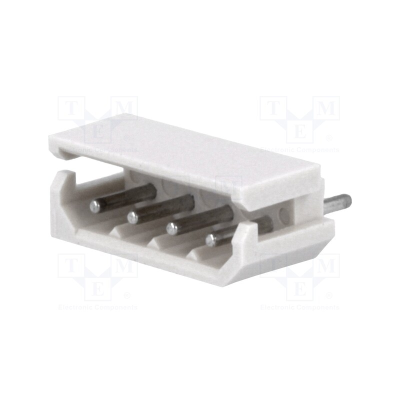 20 pcs : 22035045 - Socket, wire-board, male, Mini-SPOX, 2.5mm, PIN: 4, THT, 3A, tinned