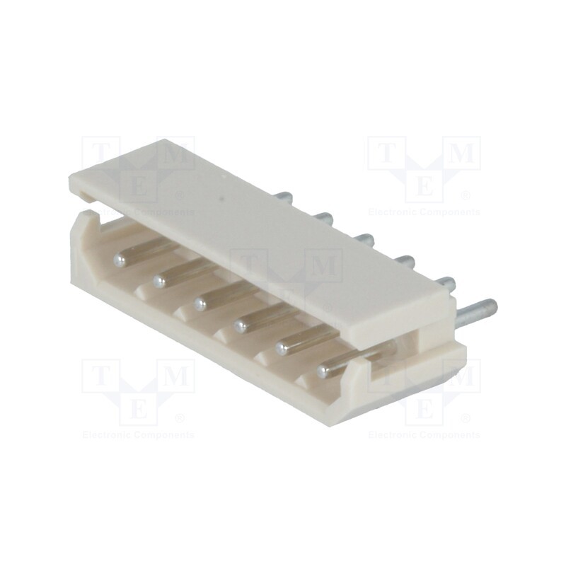 50 pcs : 22035065 - Socket, wire-board, male, Mini-SPOX, 2.5mm, PIN: 6, THT, 3A, tinned