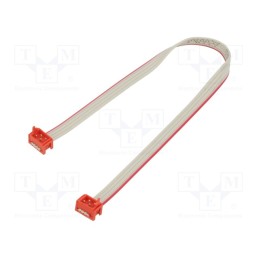10 pcs : 2205060-3 - Cable: ribbon cable with connectors, PIN: 4, Layout: 2x2, plug