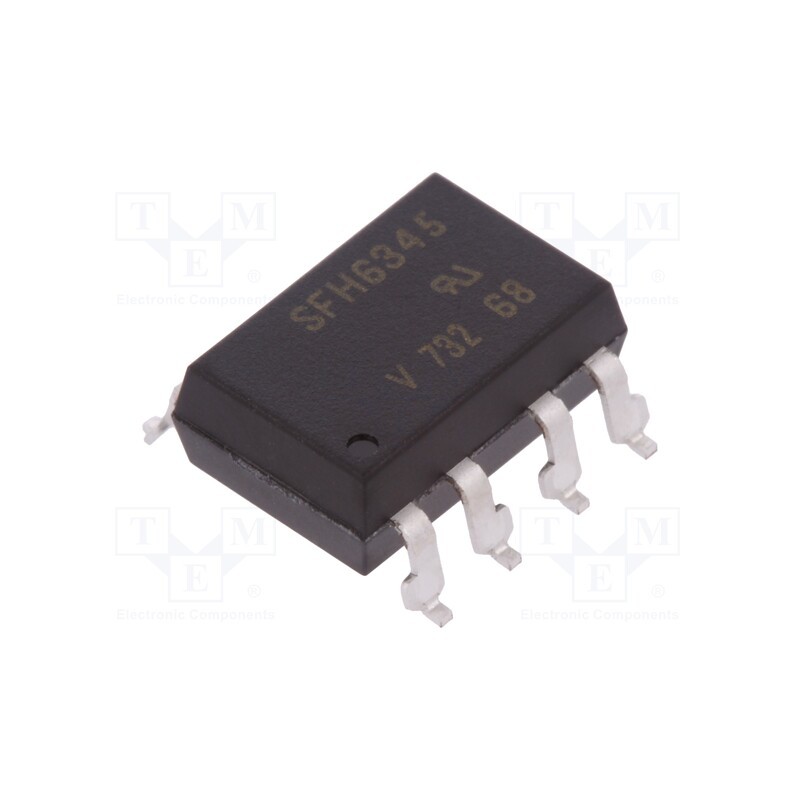 10 pcs : SFH6345-X007 - Optocoupler, SMD, Ch: 1, OUT: transistor, Uinsul: 5.3kV, 1Mbps