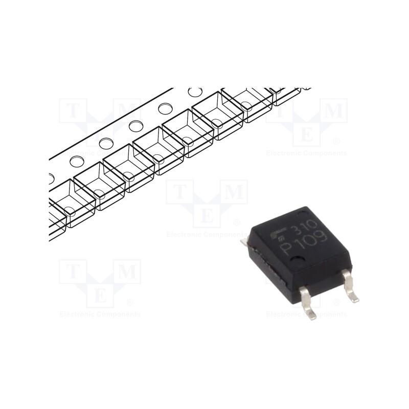 10 pcs : TLP109(TPR.E(T - Optocoupler, SMD, Ch: 1, OUT: open collector, Uinsul: 3.75kV, SO6