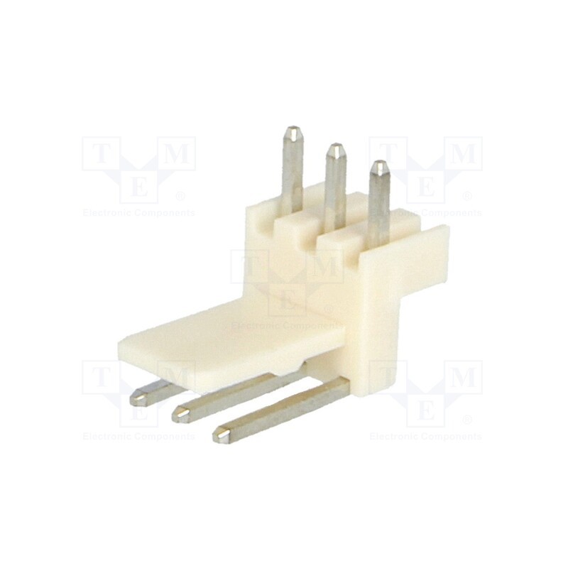 20 pcs : 22051032 - Socket, wire-board, male, Mini-Latch, 2.5mm, PIN: 3, THT, 250V, 3A