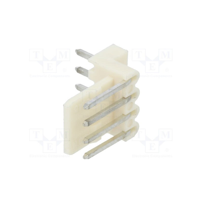 20 pcs : 22051042 - Socket, wire-board, male, Mini-Latch, 2.5mm, PIN: 4, THT, 250V, 3A
