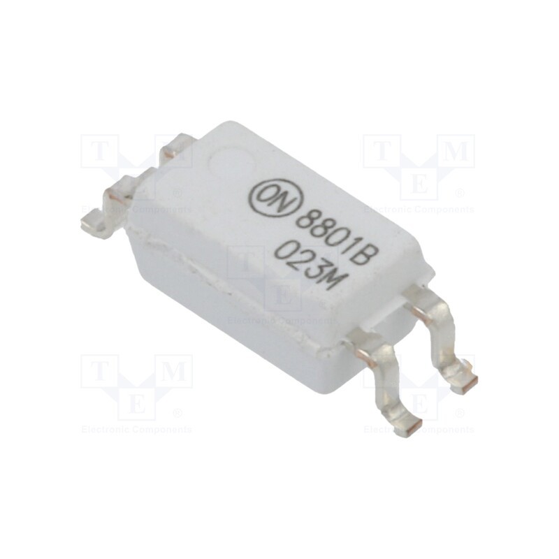 10 pcs : FODM8801B - Optocoupler, SMD, Ch: 1, OUT: transistor, 3.75kV, Mini-flat 4pin