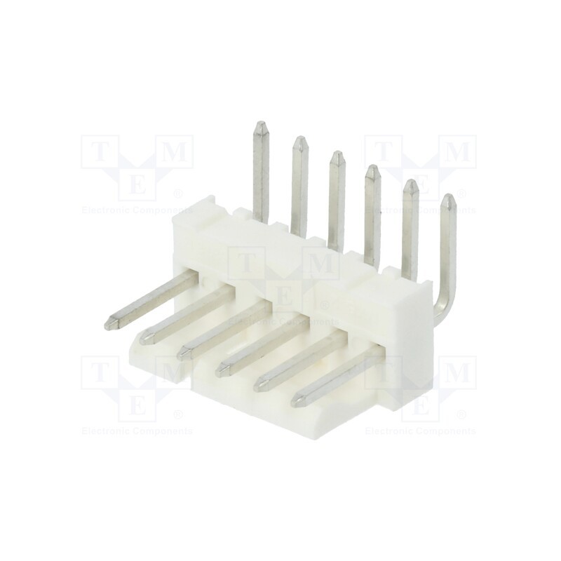 20 pcs : 22053061 - Socket, wire-board, male, KK 254, 2.54mm, PIN: 6, snapped-in, THT, 4A