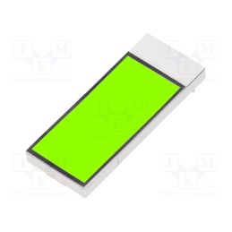 10 pcs : DE LP-511-Y - Backlight, DE117, LED, Dim: 29x11.8x2.5mm, yellow-green, 22.1x10mm