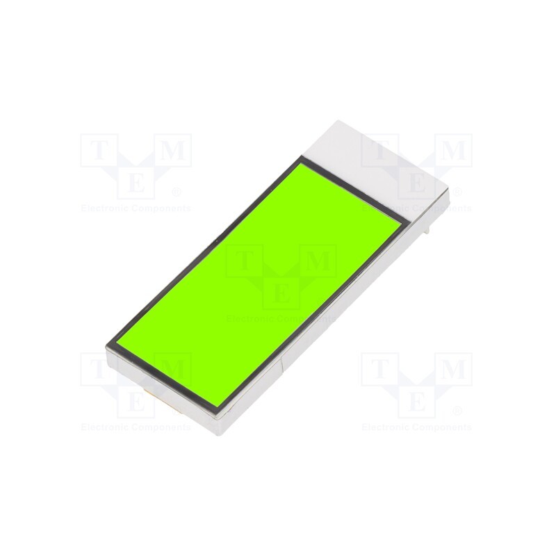 10 pcs : DE LP-511-Y - Backlight, DE117, LED, Dim: 29x11.8x2.5mm, yellow-green, 22.1x10mm