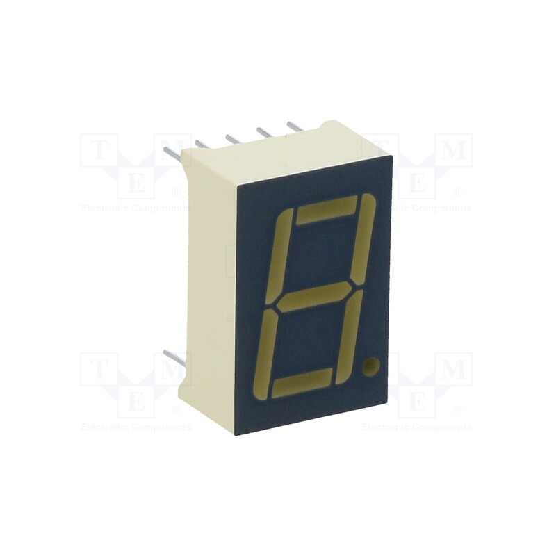 10 pcs : SA56-11SURKWA - Display: LED, 7-segment, 14.22mm, 0.56', No.char: 1, red, 31÷97mcd