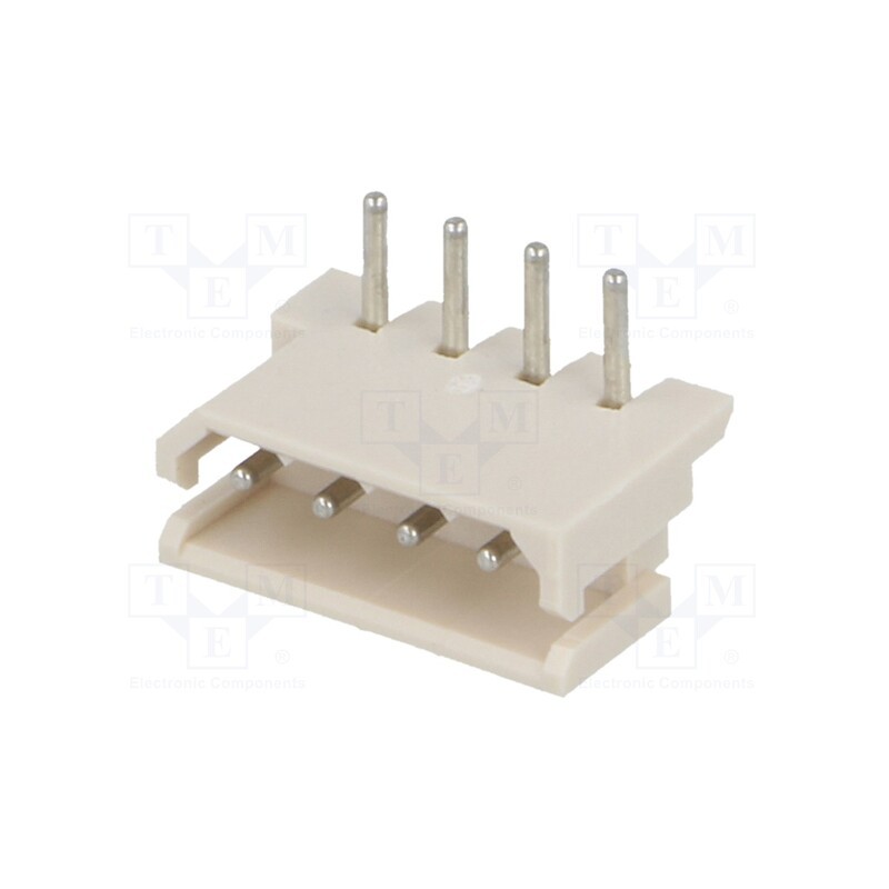 20 pcs : 22057045 - Socket, wire-board, male, Mini-SPOX, 2.5mm, PIN: 4, THT, 3A, tinned