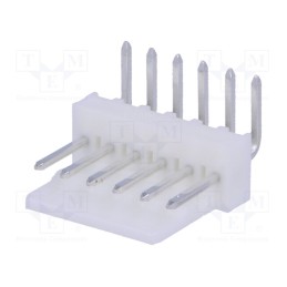 10 pcs : 22057068 - Socket, wire-board, male, KK 254, 2.54mm, PIN: 6, snapped-in, THT, 4A
