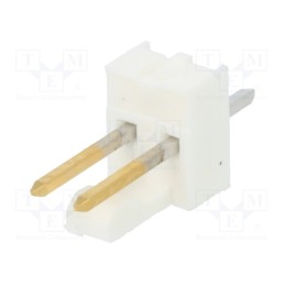 20 pcs : 22112022 - Socket, wire-board, male, KK 254, 2.54mm, PIN: 2, snapped-in, THT, 4A