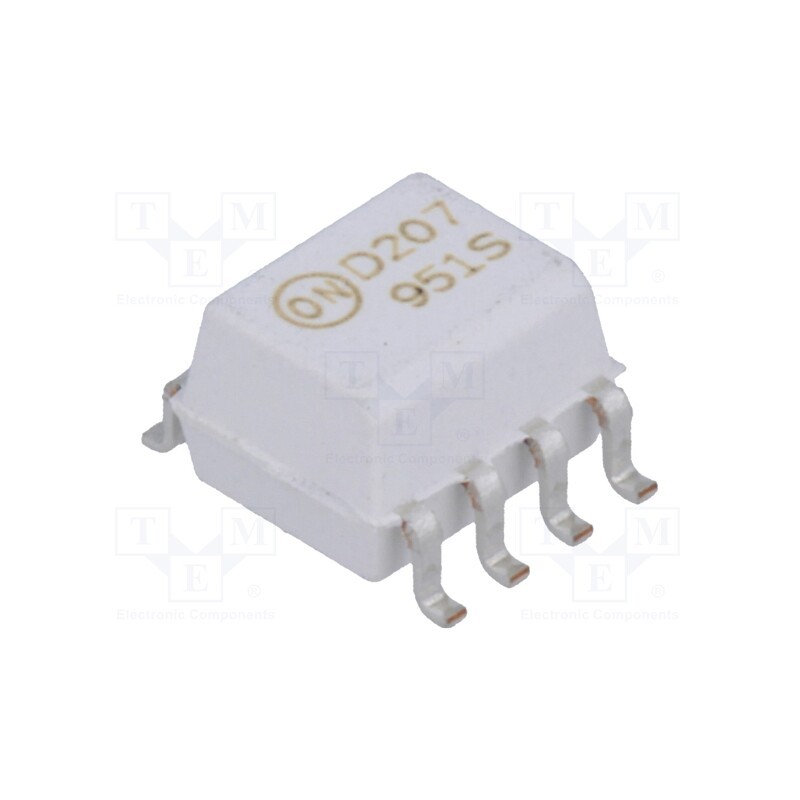 10 pcs : MOCD207M - Optocoupler, SMD, Ch: 2, OUT: transistor, Uinsul: 5.3kV, Uce: 70V, SO8
