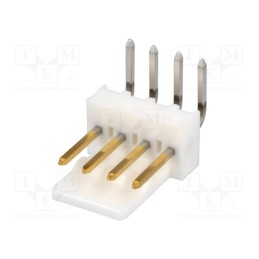 10 pcs : 22124042 - Socket, wire-board, male, KK 254, 2.54mm, PIN: 4, snapped-in, THT, 4A