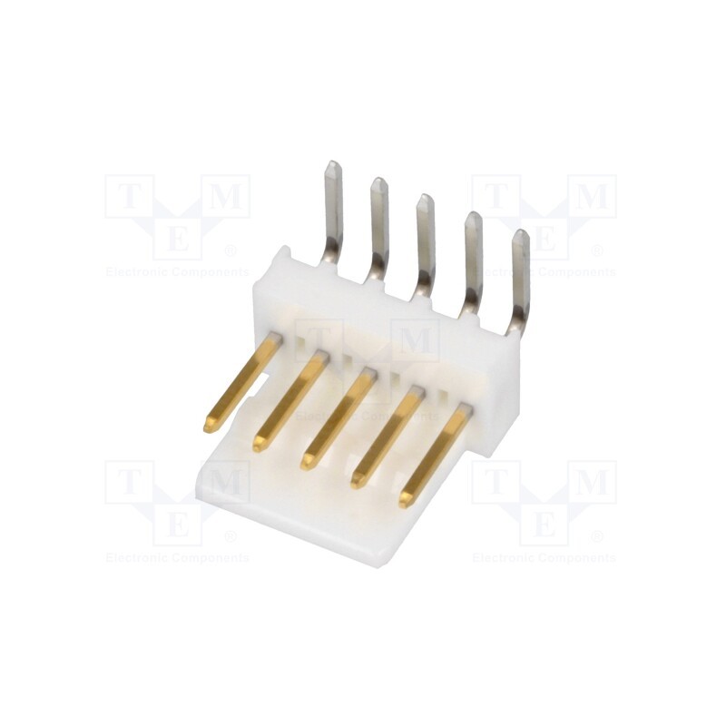 10 pcs : 22124052 - Socket, wire-board, male, KK 254, 2.54mm, PIN: 5, snapped-in, THT, 4A