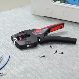 1 pcs - Knipex 12 72 190 Series Automatic stripper, 0,03 mm² Min, 10 mm² Max, 190 mm Overall