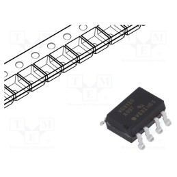 10 pcs : VO3120-X007T - Optocoupler, SMD, Ch: 1, OUT: IGBT driver, 5.3kV, Gull wing 8