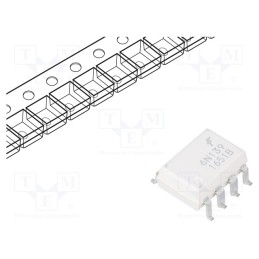 10 pcs : 6N139SM - Optocoupler, SMD, Ch: 1, OUT: Darlington, 5kV, Gull wing 8, 10kV/μs